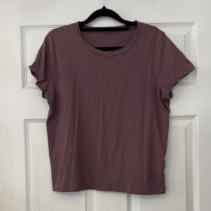Madewell Dusty Purple Short Sleeve Tee